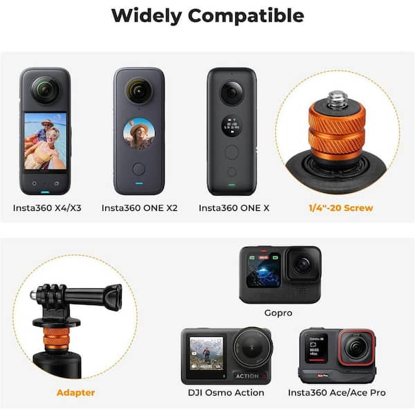 OBJLGEV Invisible Selfie Stick Extension Long Pole for Sports - Main Image