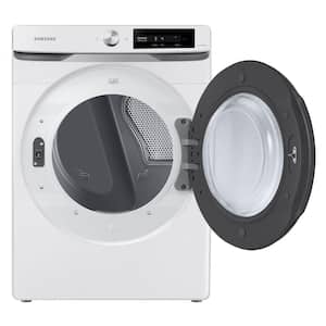 7.5 cu. ft. Smart Stackable Vented Electric Dryer with Super Speed Dry in White
