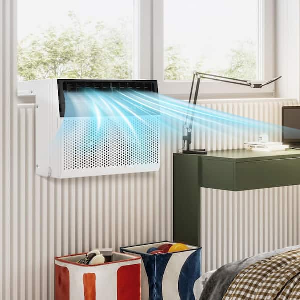 8,100 BTU(DOE) 115 Volts Through the Wall AC Cools 400 sq. ft. with Remote in White