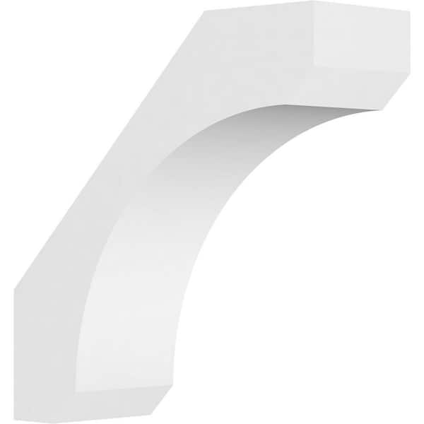 Ekena Millwork 3"W x 10"D x 10"H Standard Legacy Architectural Grade PVC Knee Brace