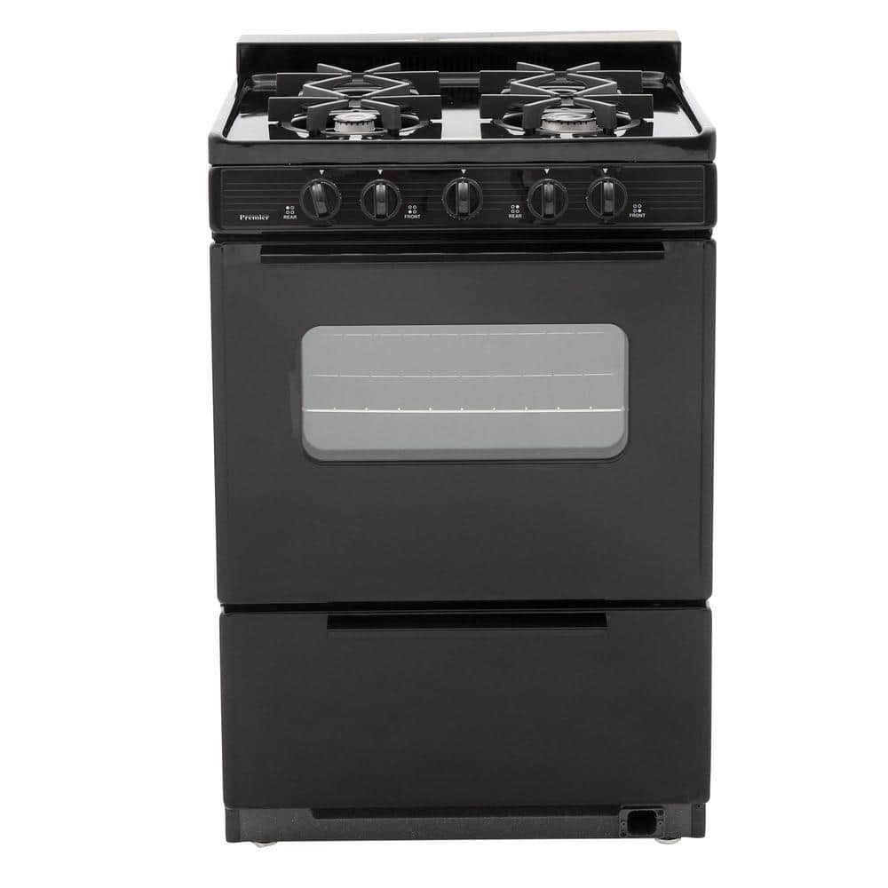 24 in. 2.97 cu. ft. Battery Ignition Gas Range in Black price history on PriceWatchPro