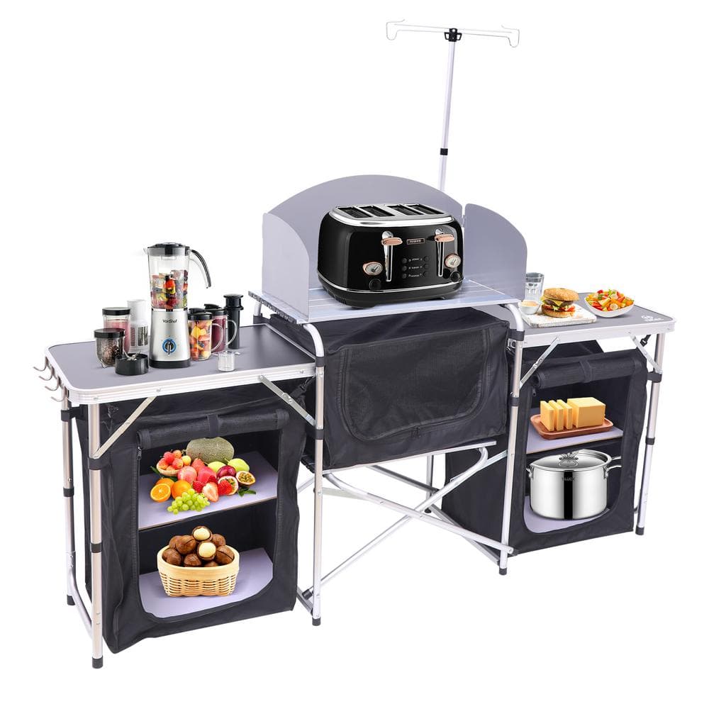 Nice C Camping Kitchen Station, Camping Table, Folding Table, With 