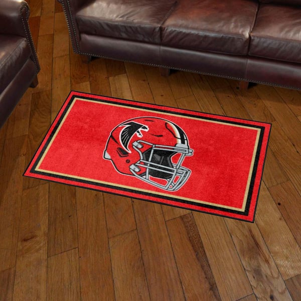 FANMATS Atlanta Falcons Red 3 ft. x 4 ft. All-Star Area Rug 36127