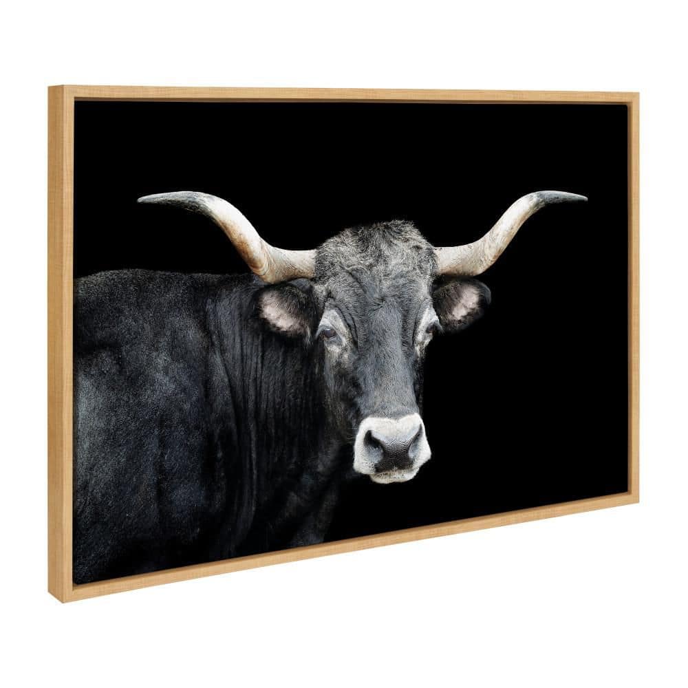 Sylvie Tudanca Cow Longhorn Bull Cattle Animal by Framed Art Print 23 in. x 33 in. price history on PriceWatchPro