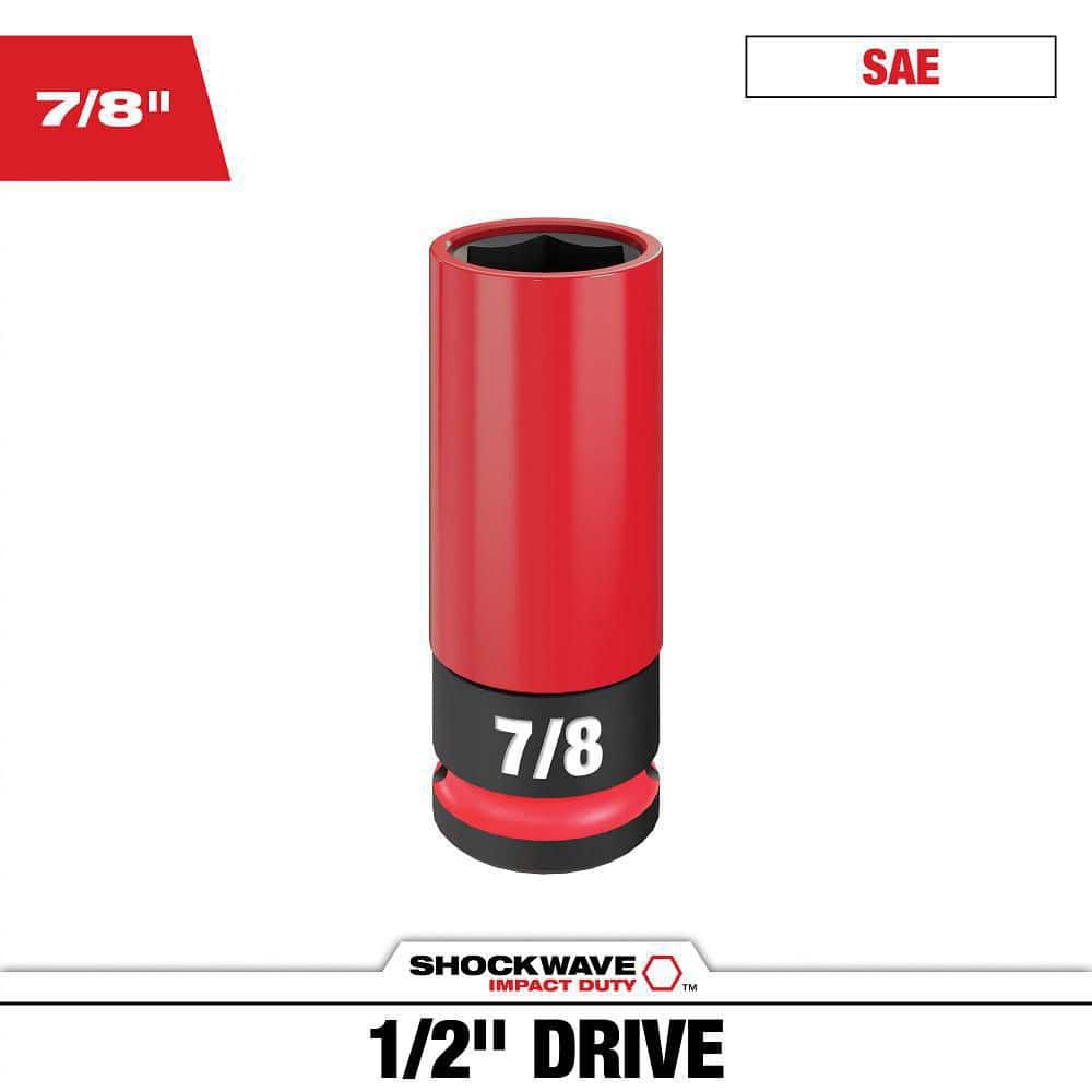 SHOCKWAVE 1/2 in. Drive 7/8 in. Lug Nut Impact Socket (1-Pack) price history on PriceWatchPro