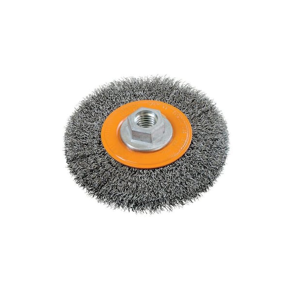 4.5 in. Crimped Wire Wheel Brushes 5/8-11 in. Arbor