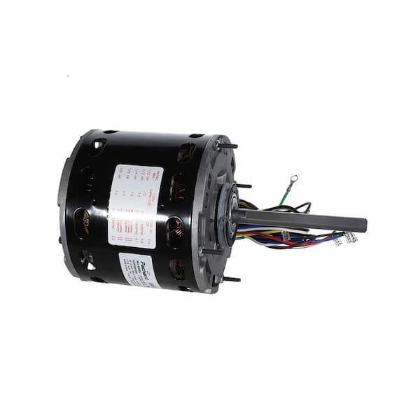 5 5/8 in. Dia. 1075 RPM Multi-Horsepower 1/6-1/2 HP Direct Drive Blower Motor 115V