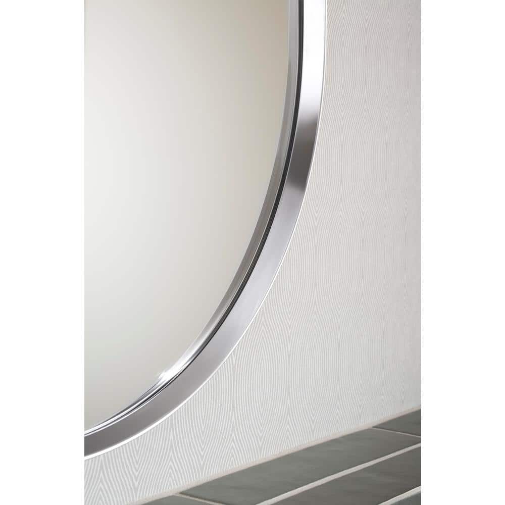 Essential Polished Chrome 40" x 20" Framed Bathroom Vanity Mirror