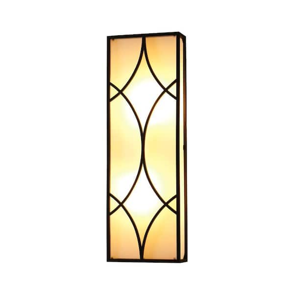 Home Decorators Collection Swoot 2-Light Bronze Wallchiere
