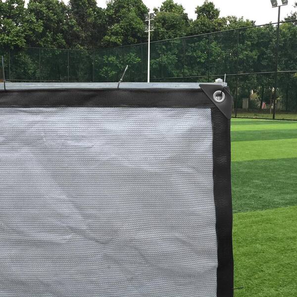 Unifirm Edge Reinforced Grommets-Free Privacy Fence Screen 90% Blockage Gazebo Backyard Shade Cover 3 ft. x 10 ft. Brown