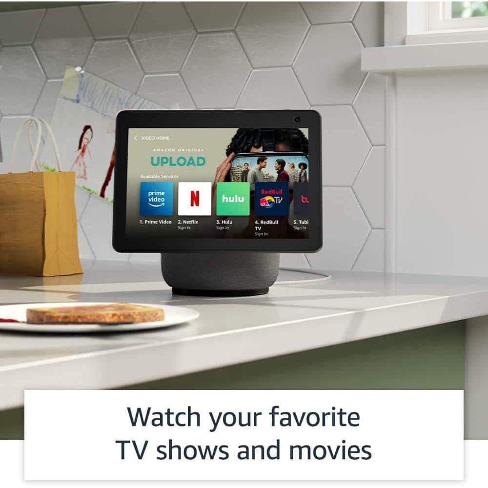 Charcoal 10.1" Smart Display with Alexa and Camera