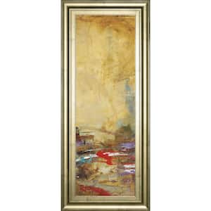 "Birch Landing I" By St Germain Framed Print Abstract Wall Art 42 in. x 18 in.