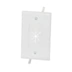 Wall Cover Plate, 1 Gang GFCI, White Plastic, 1 Pack. In Stock. Ships  Today. - Cable Protector Works - Elasco Wheel Chocks, Cable Protectors and  Cable Ramps %