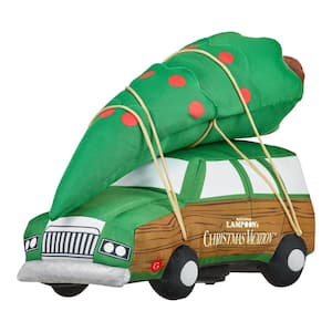 7.8 in. Animated Bump and Go-National Lampoon's Christmas Vacation Station Wagon Standing Decor