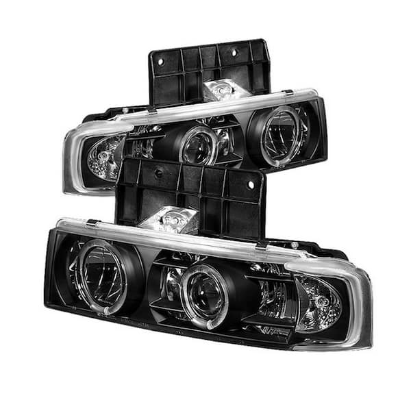Chevy Astro 95-05 / GMC Safari 95-05 Projector Headlights - LED Halo - Black