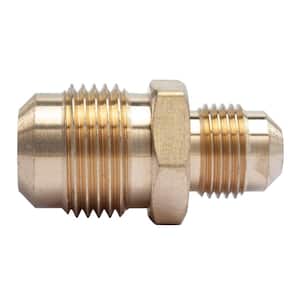 5/8 in. OD x 3/8 in. OD Flare Brass Reducing Coupling Fitting (5-Pack)