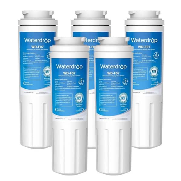Replacement for EveryDrop Filter 4, Whirlpool UKF8001,4396395, Maytag UKF8001AXX-200 Refrigerator Water Filter(5)