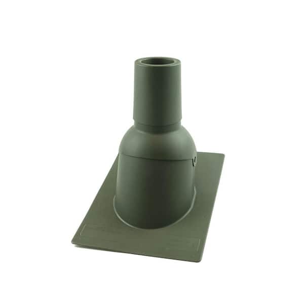 Perma-Boot Pipe Boot for 3 in. I.D. Vent Pipe Weatherwood Color New Construction/Reroof