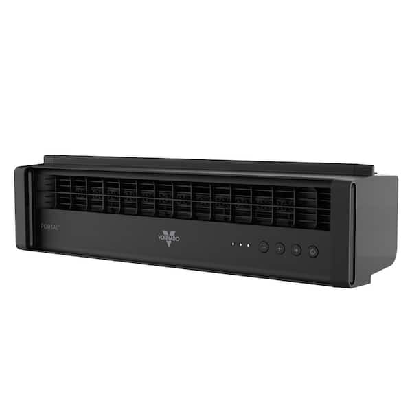 Vornado Portal 6.58 in. 3-Fan Speeds Window Fan in black with Reversible Exhaust Mode, Weather Resistant