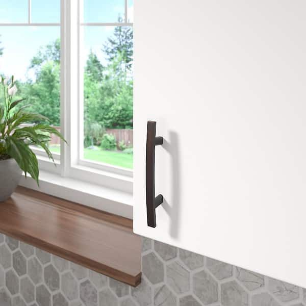 Padova Collection 3 in. (76 mm) Classic Brushed Oil-Rubbed Bronze Rectangular Cabinet Arch Pull