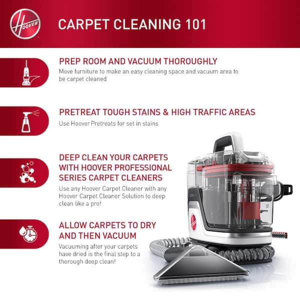 HOOVER CleanSlate Pro Portable Carpet and Upholstery Spot Cleaner FH14020V  - The Home Depot