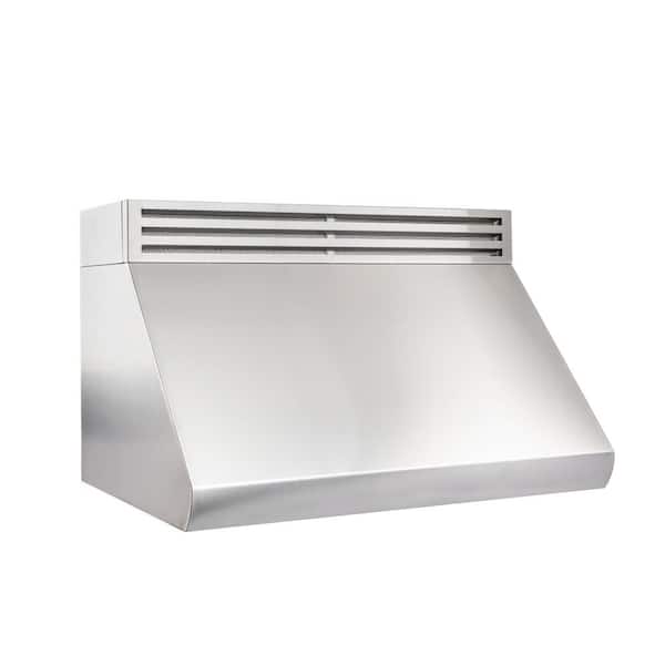 36 in. 600 CFM Convertible Under Cabinet Range Hood in Stainless Steel