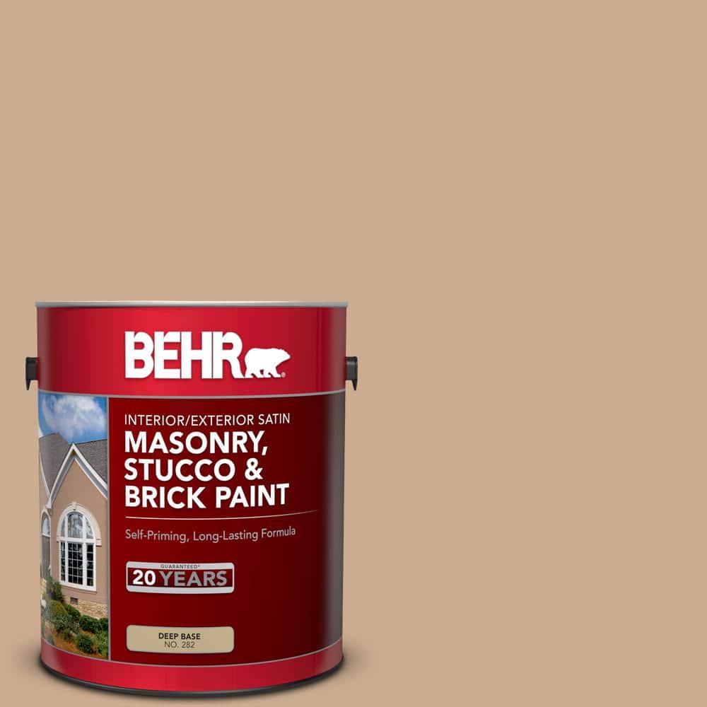1 gal. #MS-16 Indian Cloth Satin Interior/Exterior Masonry, Stucco and Bric