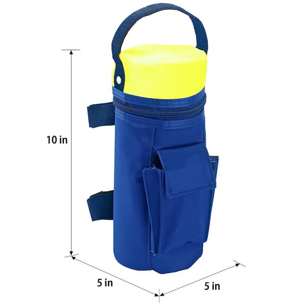 Bottle Can Carrier Tote Insulated Baby Bottle Cooler Bag Beer Bottle Holder  With Secure Carry Handle, Dark Blue