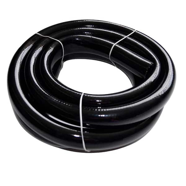 Everbilt 1-1/4 in. O.D. x 7/8 in. I.D. x 10 ft. PVC Washing Machine and Dishwasher Discharge Hose Schedule 40