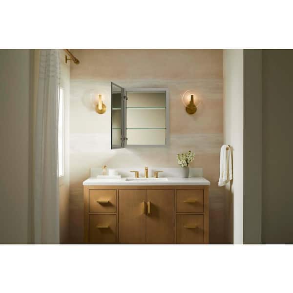 KOHLER Embark Premium Xl 20 in. W x 26 in. H Rectangular Medicine Cabinet with Mirror