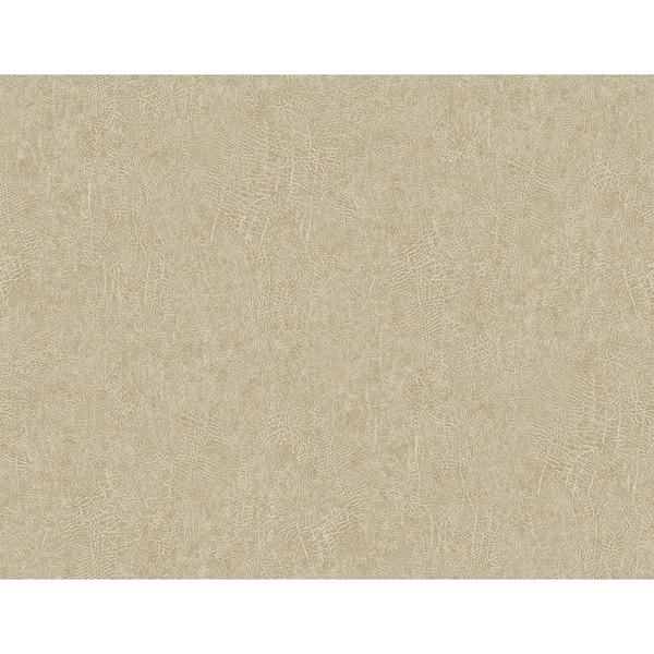 CASA MIA Leather Effect Imitation Cream Vinyl type 2 Non-Pasted Strippable Wallpaper Roll Cover 60.75 sq. ft.