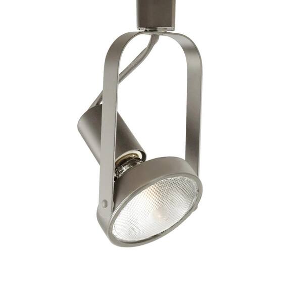 WAC LIMITED 1-Light 50-Watt Brushed Nickel Line Voltage Track Head for H Track