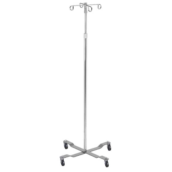 Drive Medical Economy Top Removable IV Pole in Chrome