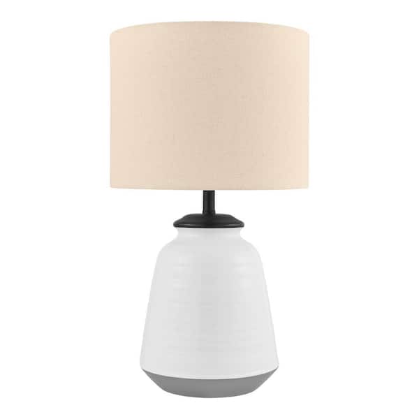 Flynn 21.25 in. White Accent Lamp