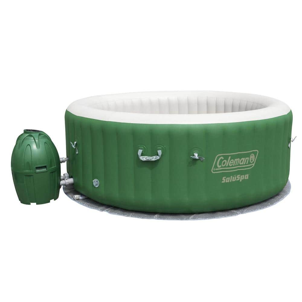 wees gegroet ingesteld Archeoloog Bestway SaluSpa 6 Person Inflatable Round Outdoor Spa Bubble Massage Hot Tub  90363E-BW - The Home Depot