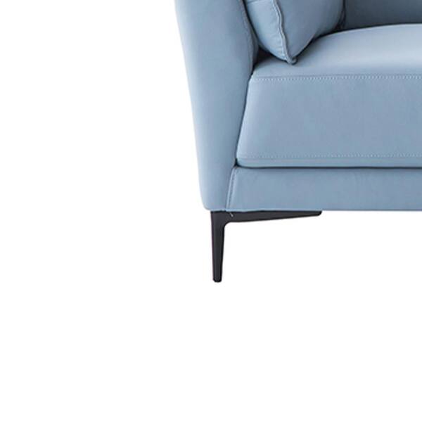 Acme Furniture Mesut 38 in. Square Arm Leather Rectangle Acme Furniture Mesut 38 in. Square Arm Leather Rectangle