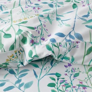 Legends Hotel Spring Floral Vine Wrinkle-Free Sateen Sheet Set