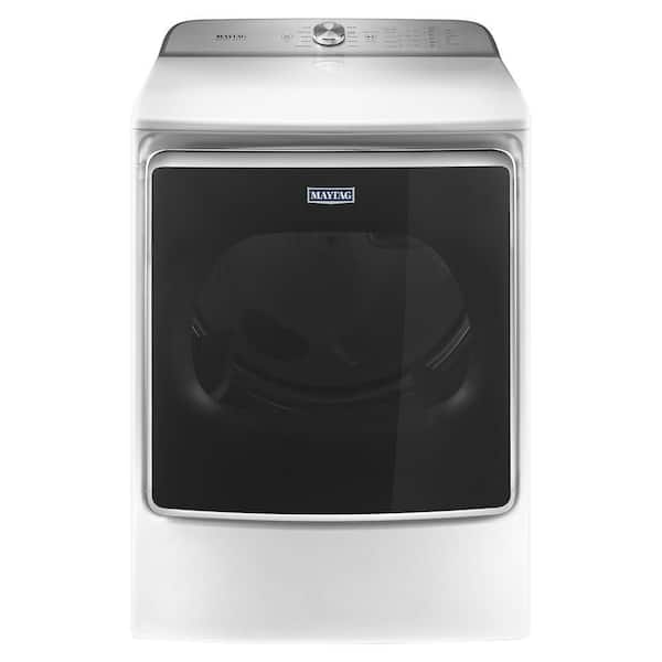 Maytag 9.2 cu. ft. 120 Volt White Gas Vented Dryer with Extra Moisture Sensor, ENERGY STAR