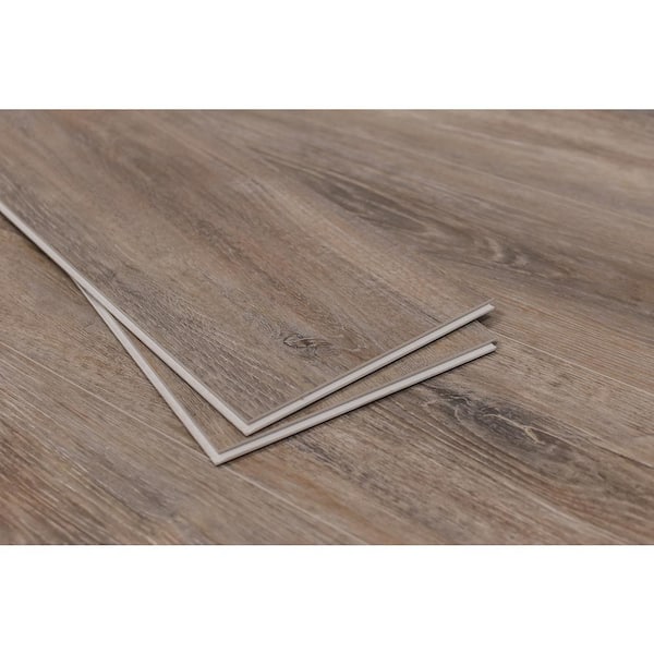 Amare Revered Ecru 20 MIL x 7 in. W x 60 in. L Click Lock Waterproof Vinyl Plank Flooring (23.9 sq. ft.)
