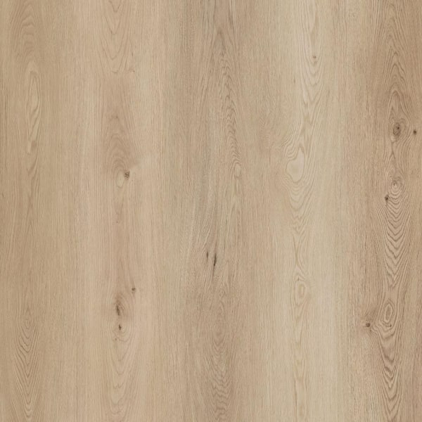 Take Home Sample-HydroStop Pelican Driftwood Click Waterproof Luxury Vinyl Plank Flooring-20 Mil 7 in. W x 6 in. L