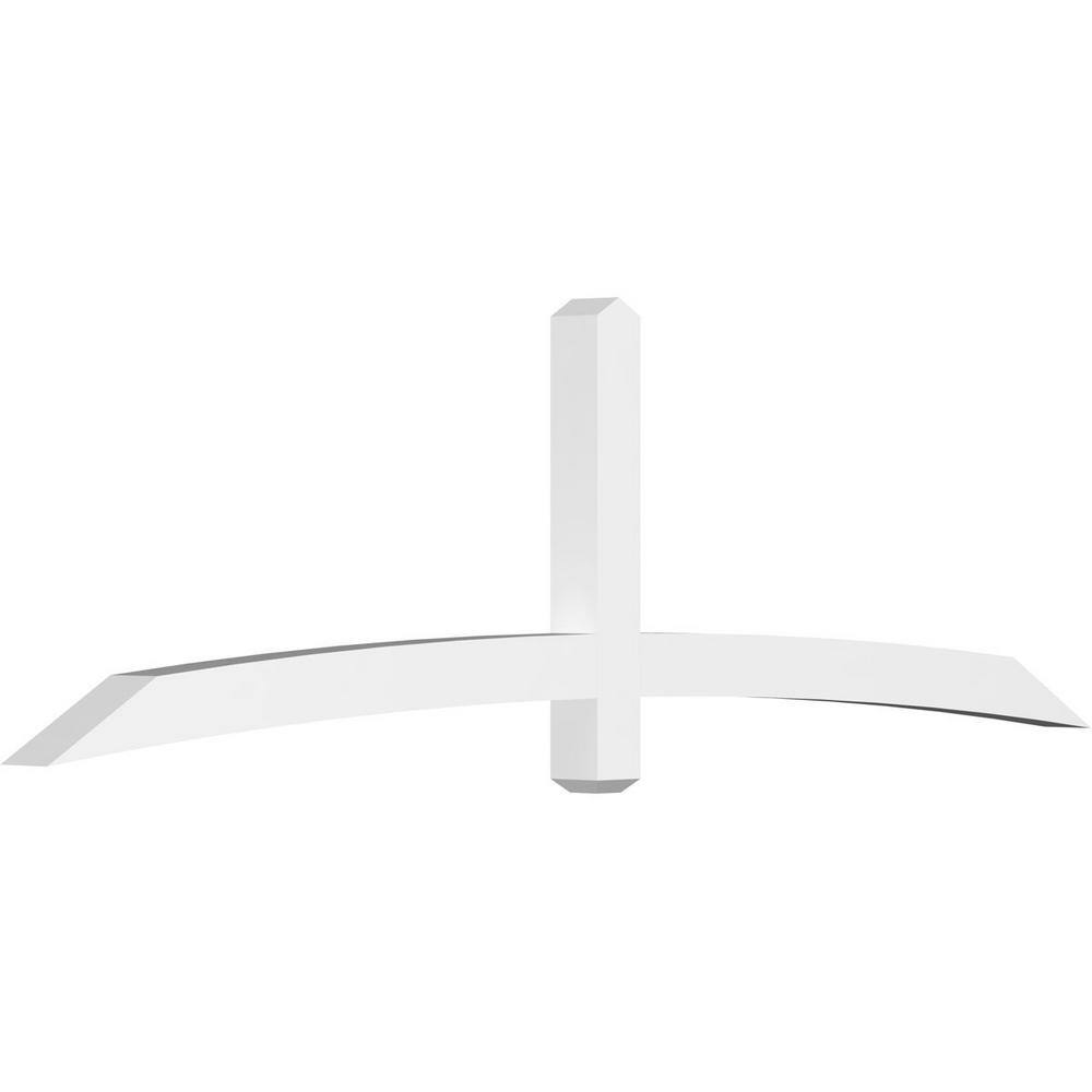 96 in. W x 28 in. H x 4 in. D x 4 in. F, 7/12 Pitch, Bellingham Signature Urethane Gable Bracket, Primed Tan price history on PriceWatchPro