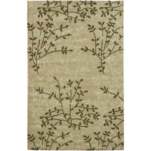 Soho Green/Multi 5 ft. x 8 ft. Floral Area Rug