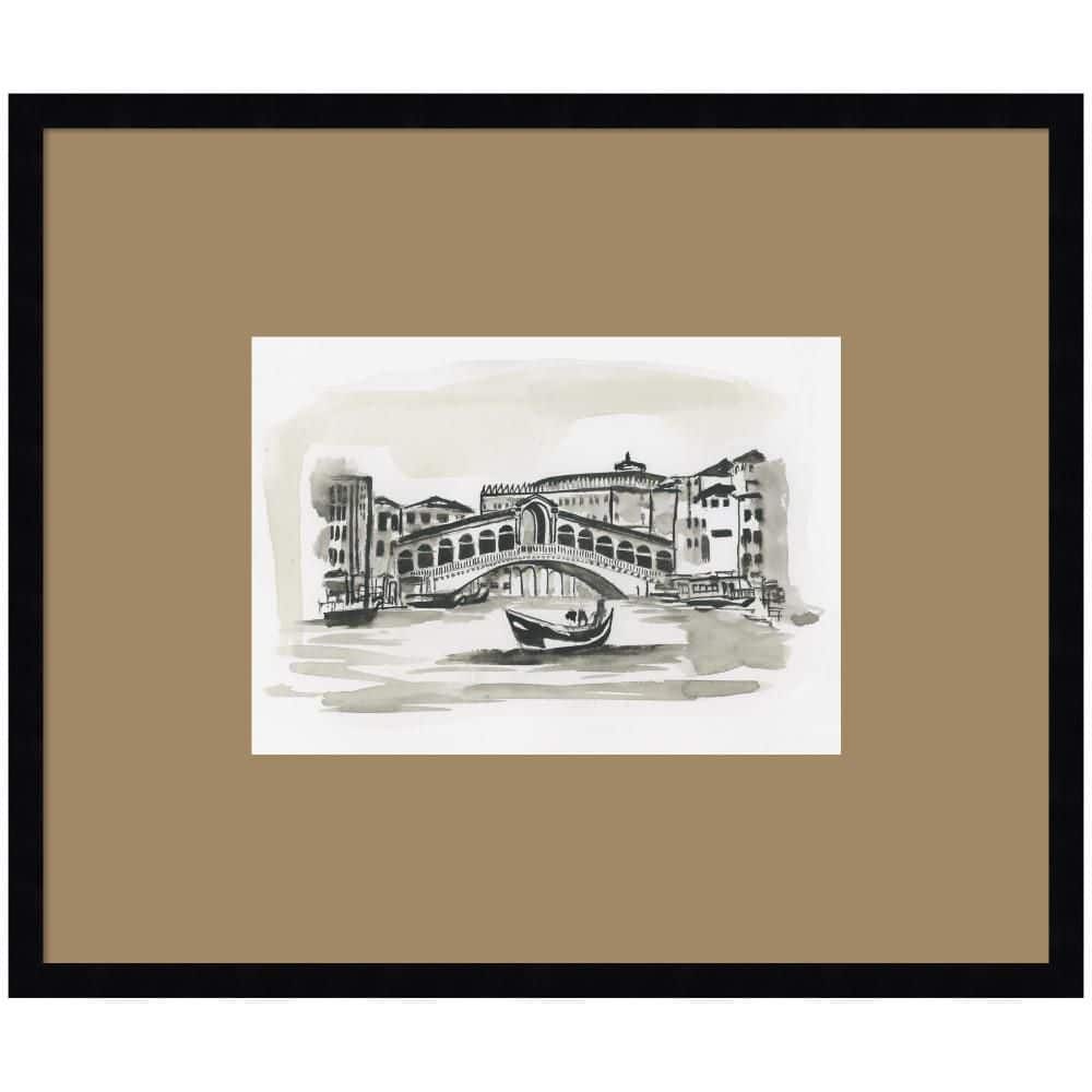 "Svelte ""Postcard Venice"" by Teju Reval Words Framed Art Print 21 in. x 25 in." price history on PriceWatchPro