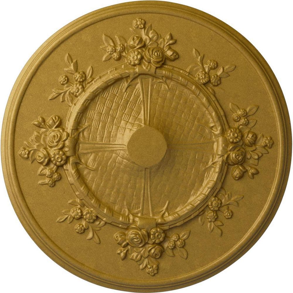 27 in. x 1-1/8 in. Flower Urethane Ceiling (Fits Canopies up to 3-7/8 in.), Pharaohs Gold price history on PriceWatchPro