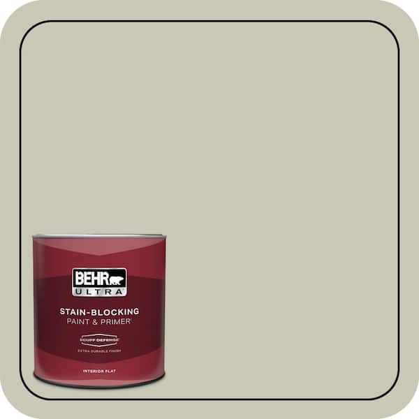 BEHR ULTRA 1 qt. #T18-10 Wabi-Sabi Extra Durable Flat Interior Paint & Primer