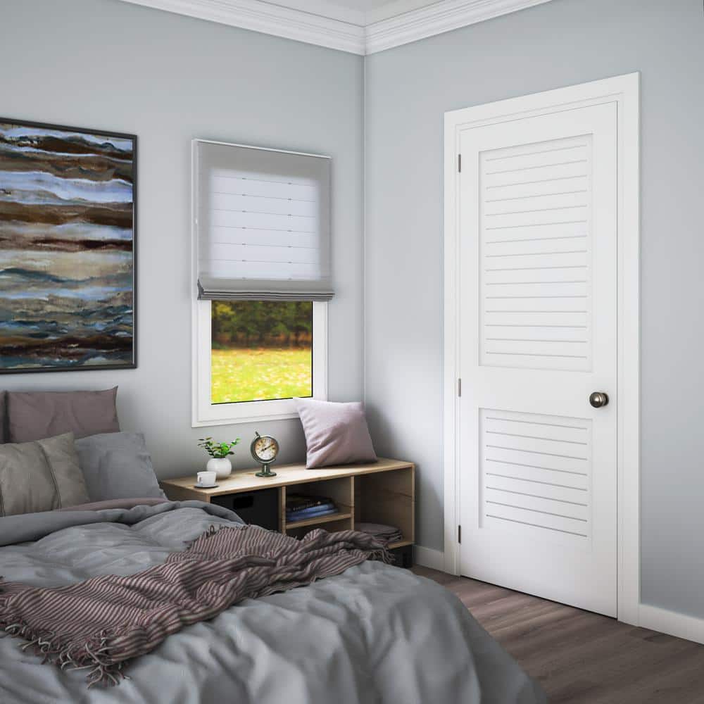 24'' x 80'' White Prefinished Solid Pine Bifold Door