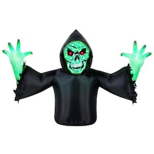 5 ft. 33 in. H x 2.5 ft. W x 78 ft. L Halloween Airflowz Inflatable Ground Breaker Reaper