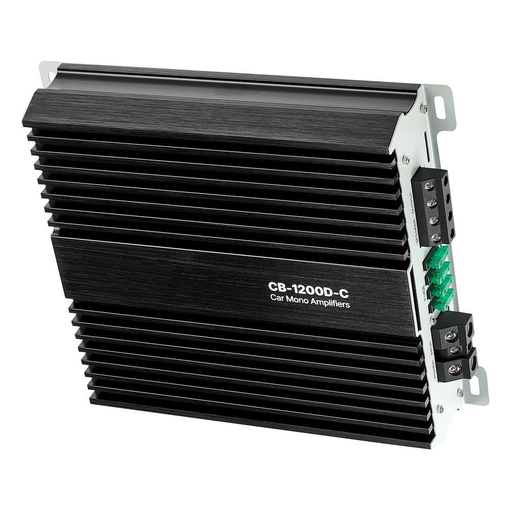 Monoblock Car Amplifier, 1200W RMS MAX, 1/2/4 Ohm Stable, 1-Channel Class D Car Audio Amp with Remote Bass Control price history on PriceWatchPro