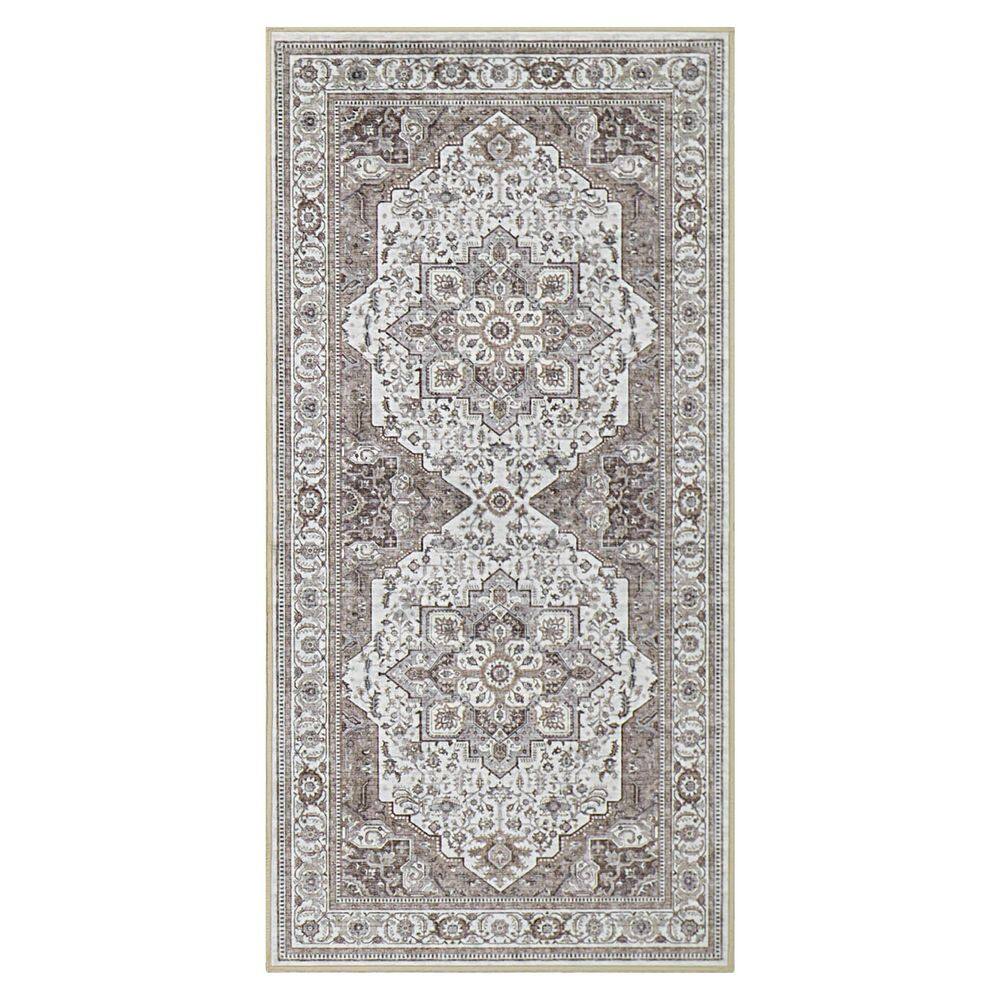 Rylan Cream Beige 2 ft. x 4 ft. Woven Oriental Polyester Accent Rug price history on PriceWatchPro