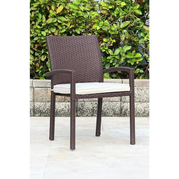 Atlantic Contemporary Lifestyle Liberty 5 Piece Patio Dining Set With Beige Cushions Pli Liberset5 The Home Depot Atlantic Contemporary Lifestyle Liberty, Atlantic Liberty Patio Furniture